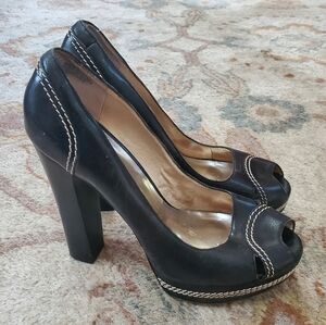 Michael Michael Kors chunky heeled pumps